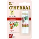 Balsam Protector pentru Buze cu Ulei de Argan O'Herbal, 4.8g