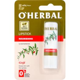 Balsam Nutritiv pentru Buze cu Extract de Goji O'Herbal, 4.8g