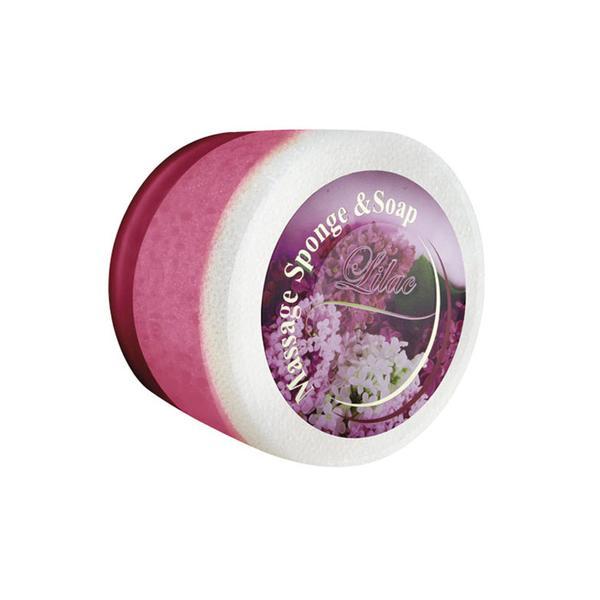 Sapun cu burete Flori de liliac 70g - Fine Perfumery