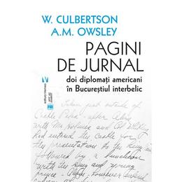 Pagini de jurnal - W. Culbertson, A.M. Owsley, editura Vremea