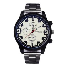 Ceas barbatesc vikec, stil fashion   elegant, bratara metalica