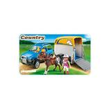 Playmobil Country - Calutul de va vrea sa-l ia, masina cu remorca este la datorie!