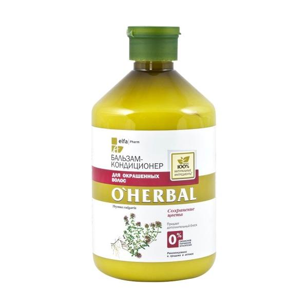 Balsam pentru Protectia Culorii Parului Vopsit O'Herbal, 500ml esteto.ro