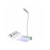 Lampa de birou LED USB pliabila, control tactil, protectie ochi si Message Board, USB, 1.7W, alb/verde