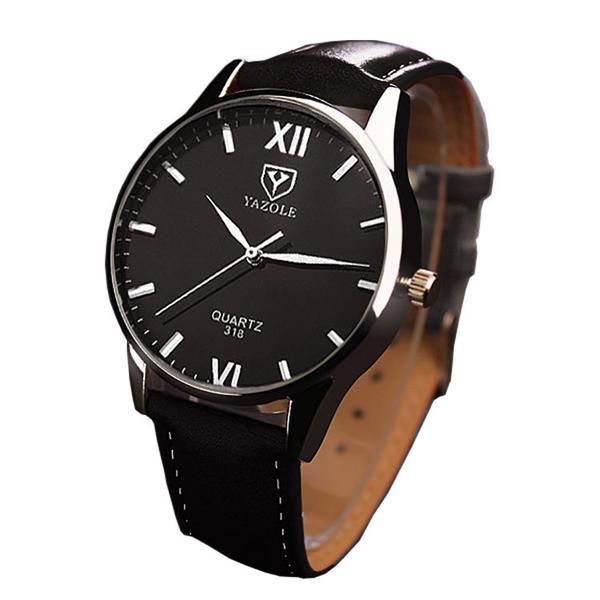 Ceas barbatesc fashion casual, curea piele
