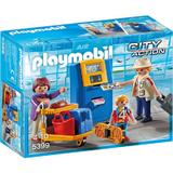 Playmobil City Action - Familie la aparatul de check in