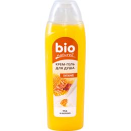 Gel de Dus Nutritiv cu Extracte de Miere si Lapte Bio Naturell, 500ml