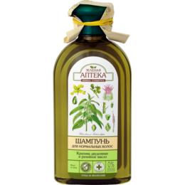 Sampon pentru par normal cu extract de urzica si ulei de brusture zelenaya apteka, 350ml