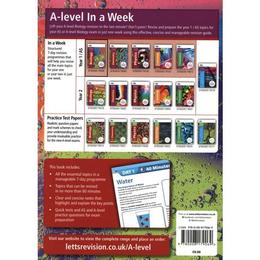 Letts A-Level in a Week - New Curriculum, editura Letts Educational