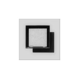 Set cadou lumanare decorativa cu suport otel inox amabiente kubus 16413 silver gray