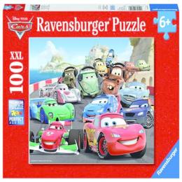 Puzzle cars, cursa de masini, 100 piese - ravensburger