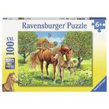 Puzzle cai pe camp, 100 piese - Ravensburger