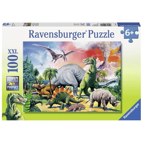 Puzzle printre dinozauri, 100 piese - ravensburger