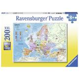 Puzzle harta politica a europei, 200 piese - Ravensburger