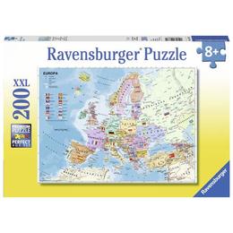 Puzzle harta politica a europei, 200 piese - ravensburger