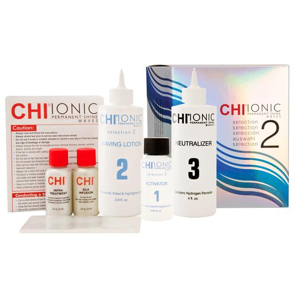Kit pentru Par Normal, Vopsit sau cu Suvite  - CHI Ionic Permanent Shine Waves Selection 2 Kit