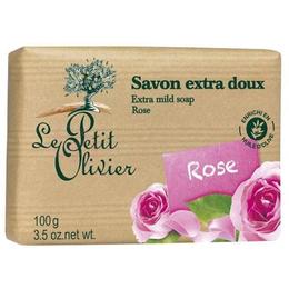 Sapun Vegetal cu Extract de Trandafir Le Petit Olivier, 100g