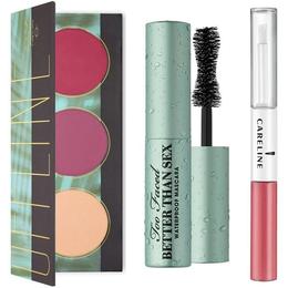 Pachet promo Paleta Zoeva Offline Blush + Mascara Too Faced Better Than Sex Waterproof Deluxe + Ruj Careline Everlast All Day