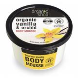 Mousse Corporal cu Extracte de Vanilie si Orhidee Bourbon Vanilla Organic Shop, 250ml