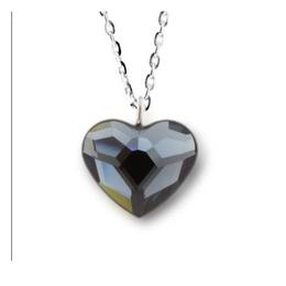 Colier Heart Black Diamond