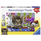 Puzzle pisicuta, 2x24 piese - Ravensburger 
