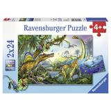 Puzzle dinozauri, 2x24 piese - Ravensburger 
