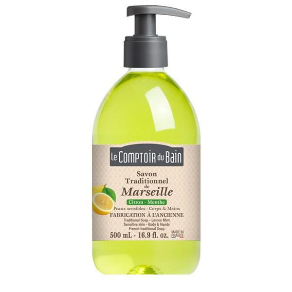 Le Comptoir du Bain Săpun de Marsilia Lămâie-Mentă 500ml