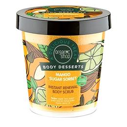 Exfoliant Corporal Body Desserts Instant Renewal Mango Sugar Sorbet Organic Shop, 450ml