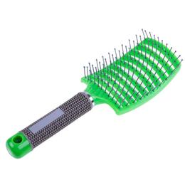 Perie Plastic Verde - Beautyfor Paddle Hair Brush TBR-010