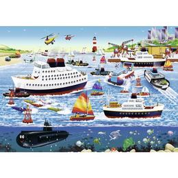 Puzzle port fericit, 35 piese - ravensburger 