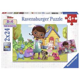 Puzzle doctorita plusica, 2x24 piese - ravensburger 