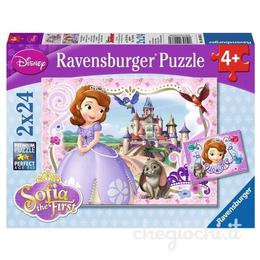 Puzzle printesa sofia, 2x24 piese - ravensburger 