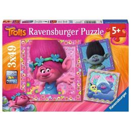 Puzzle trolls, 3x49 piese - Ravensburger