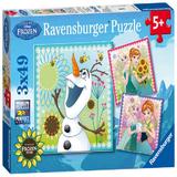 Puzzle frozen, 3x49 piese - Ravensburger 