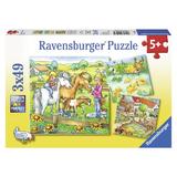 Puzzle animale de curte, 3x49 piese - Ravensburger 