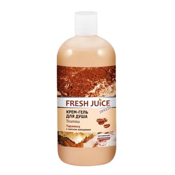 Gel de Dus Cremos cu Proteine Lactice, Extract de Cacao si Cafea Fresh Juice, 500ml