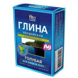 Argila cosmetica albastra din valday cu efect rejuvenant fitocosmetic, 100g
