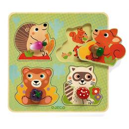 Puzzle animale din pădure - djeco