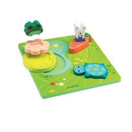 Puzzle relief 1,2,3 froggy - djeco