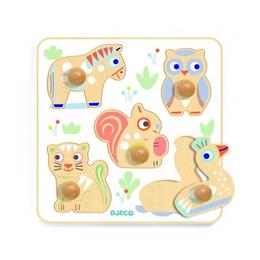 Puzzle lemn babypuzzi - djeco