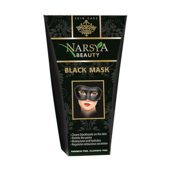 Masca Peel-Off Purifianta pentru Puncte Negre si Pori Dilatati cu Carbune Activ Black Narsya Beauty Arsy Cosmetics, 100ml poza