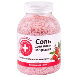 Sare de baie cu argila alba si extract de maces doctorul casei, 1000g
