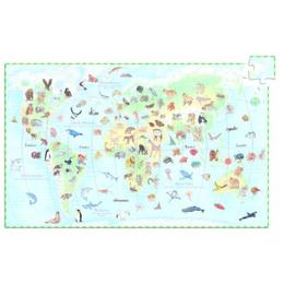 Puzzle observație animalele lumii - djeco