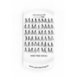 Gene false smocuri fara nod splendor lashes sfn 8 s cu 54 buc
