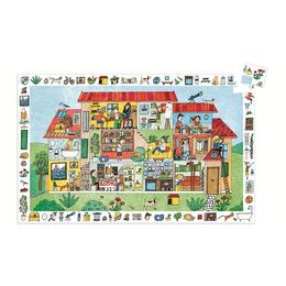 Puzzle observație casa - djeco