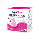 Ser Fiziologic - Solutie Nazala si Oftalmica SeptiClean Vitalia, 20 x 5ml