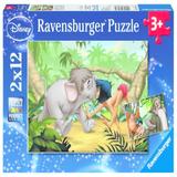 Puzzle cartea junglei, 2x12 piese - Ravensburger