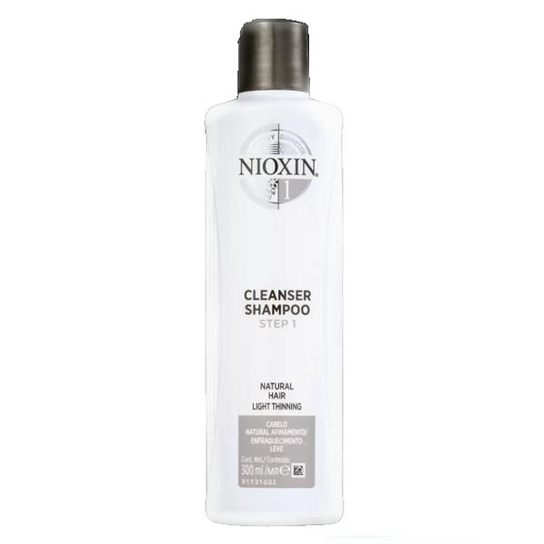Sampon Impotriva Caderii Usoare pentru Parul Natural cu Aspect Subtiat - Nioxin System 1 Cleanser Shampoo, 300 ml