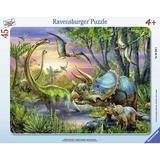 Puzzle dinozauri in zori, 45 piese - Ravensburger