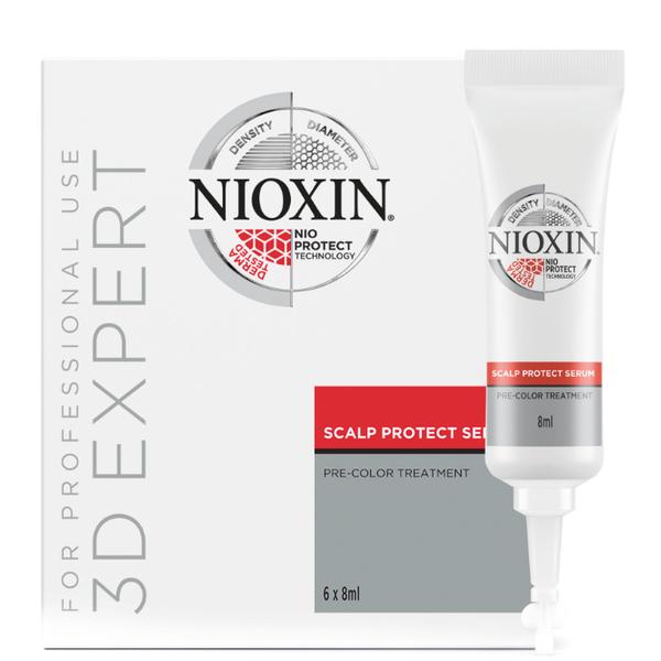 Ser Tratament pentru Protectia Scalpului Inainte de Colorare - Nioxin Scalp Protect Serum Pre-Color Treatment, 6 x 8ml